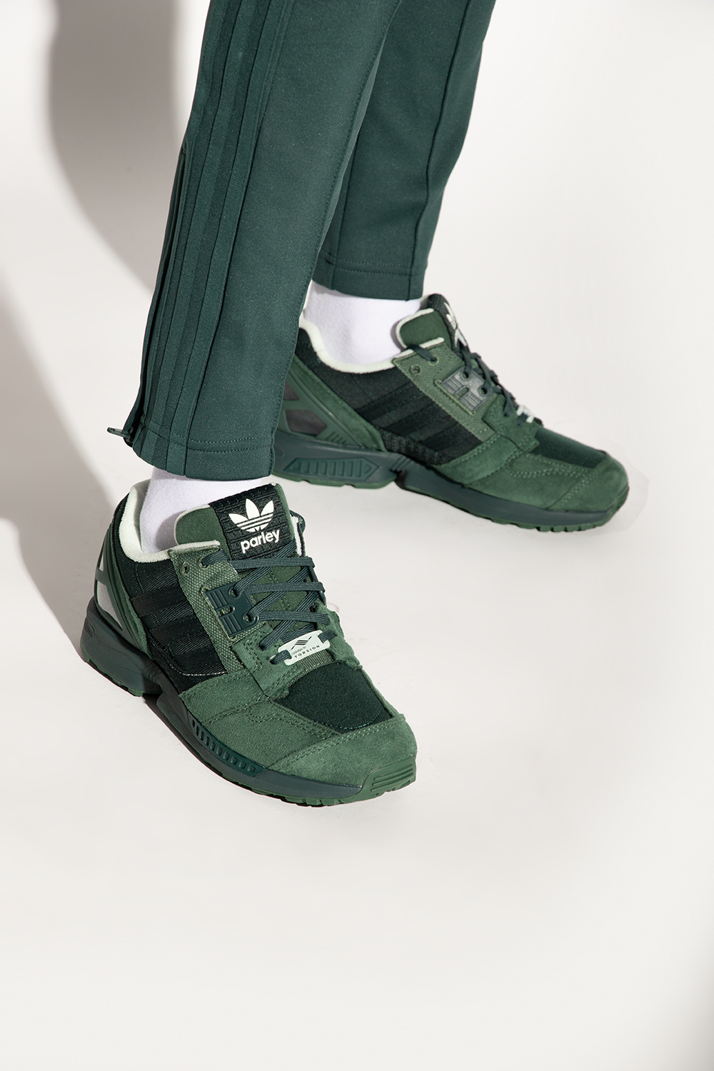 Green 'ZX 8000 Parley' sneakers ADIDAS Originals - Vitkac France